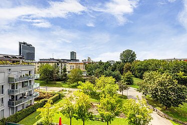 Parkstadt Schwabing: Kompakte 2-Zimmer Dachterrassenwohnung - vermietet