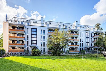 Laim: 1-Zimmer Apartment mit Garten und Westausrichtung