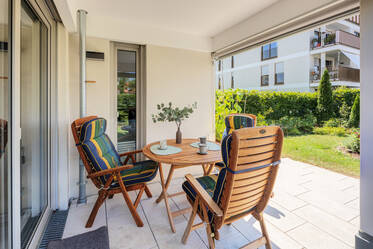 Neuwertig möblierte Neubau-Gartenwohnung in Neuried
