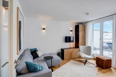 Neubau: Schicke Dachterrassenwohnung