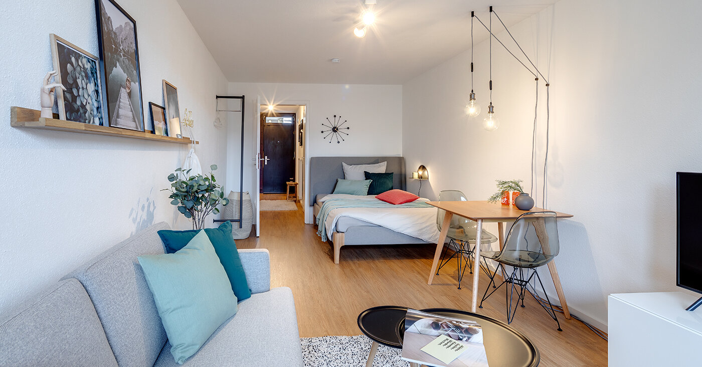 Wohnung ein Zimmer hochwertig möbliert München, BJ 2014, 3 km deals zum Marienplatz